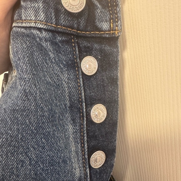 Levi 501 Button Fly Jean Shorts Size 27 - Picture 9 of 9